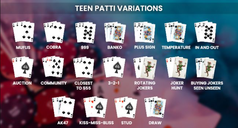 Teen Patti Variations