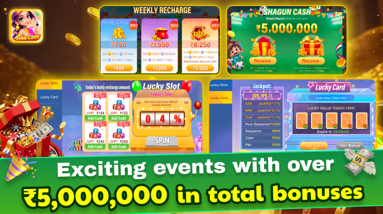 Teen Patti Refer Rs.5,000,000 in Total Bonuses